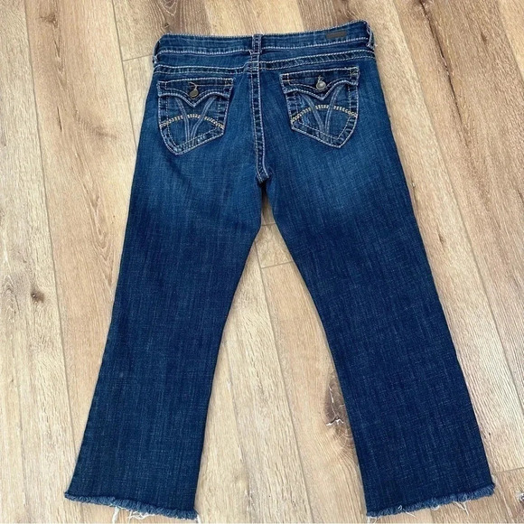 Kut from the Kloth Women's Bootcut Dark Wash Low Rise Denim Jeans Sz 10 GUC - Picture 10 of 10